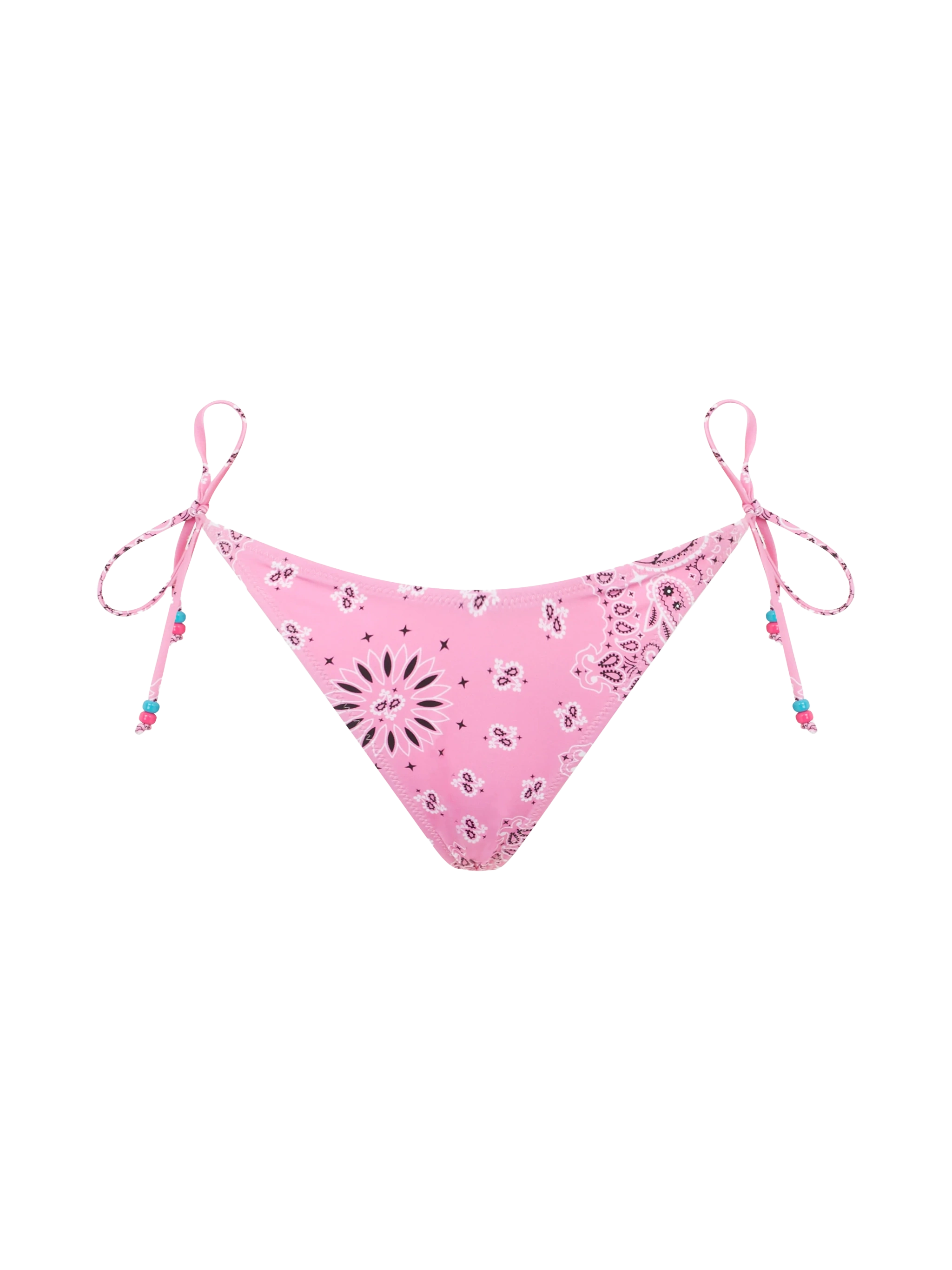 mc2-saint-barth-norah-slip-mare-donna-bandana-rosa-con-charms image 1