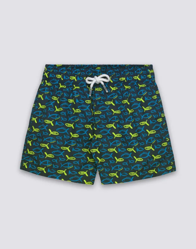 sundek-fishaz-costume-da-bagno-bambino-corto-a-pantaloncino image 1