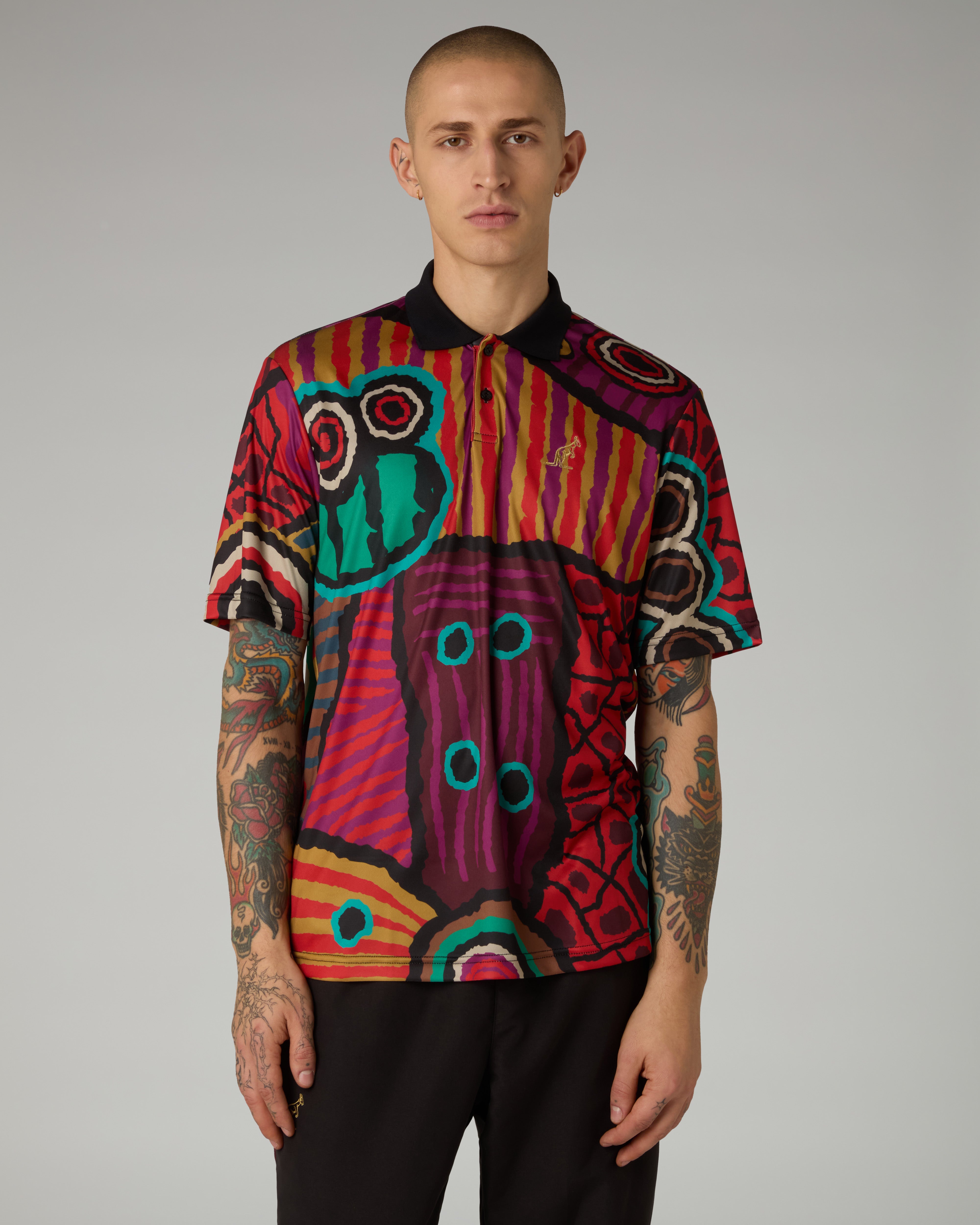 australian-jagera-polo-shirt-polo-tennis-ace-all-over-bordeaux image 1