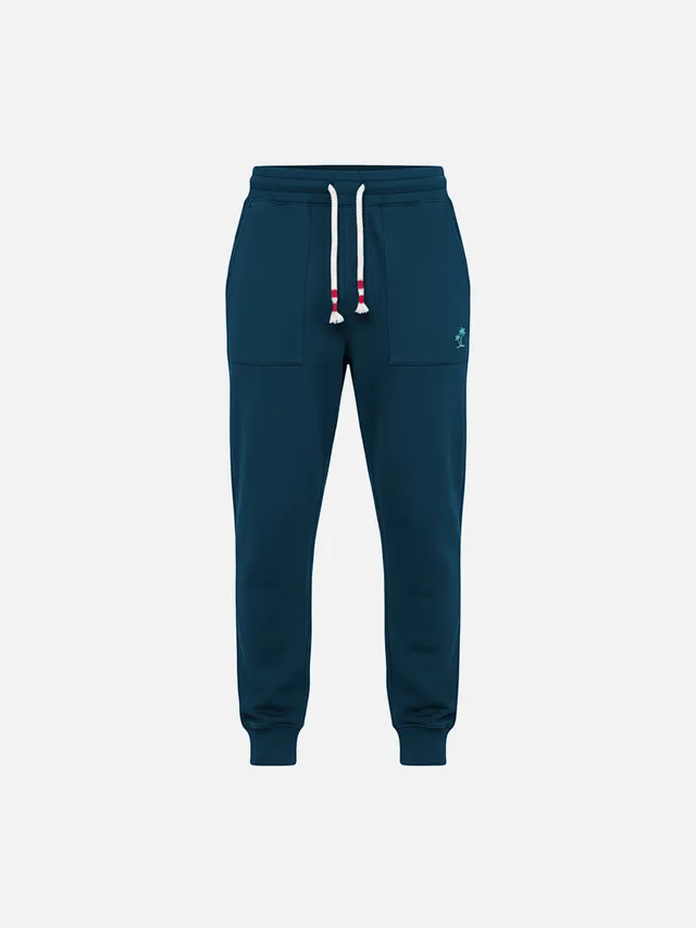 mc2-saint-barth-pantaloni-tuta-bolt-jr-bambino-blu-melange-in-cotone image 1