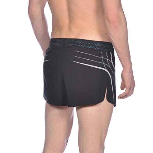 arena-a-one-pantaloncino-uomo-con-spacchetto-laterale-nero-l image 8