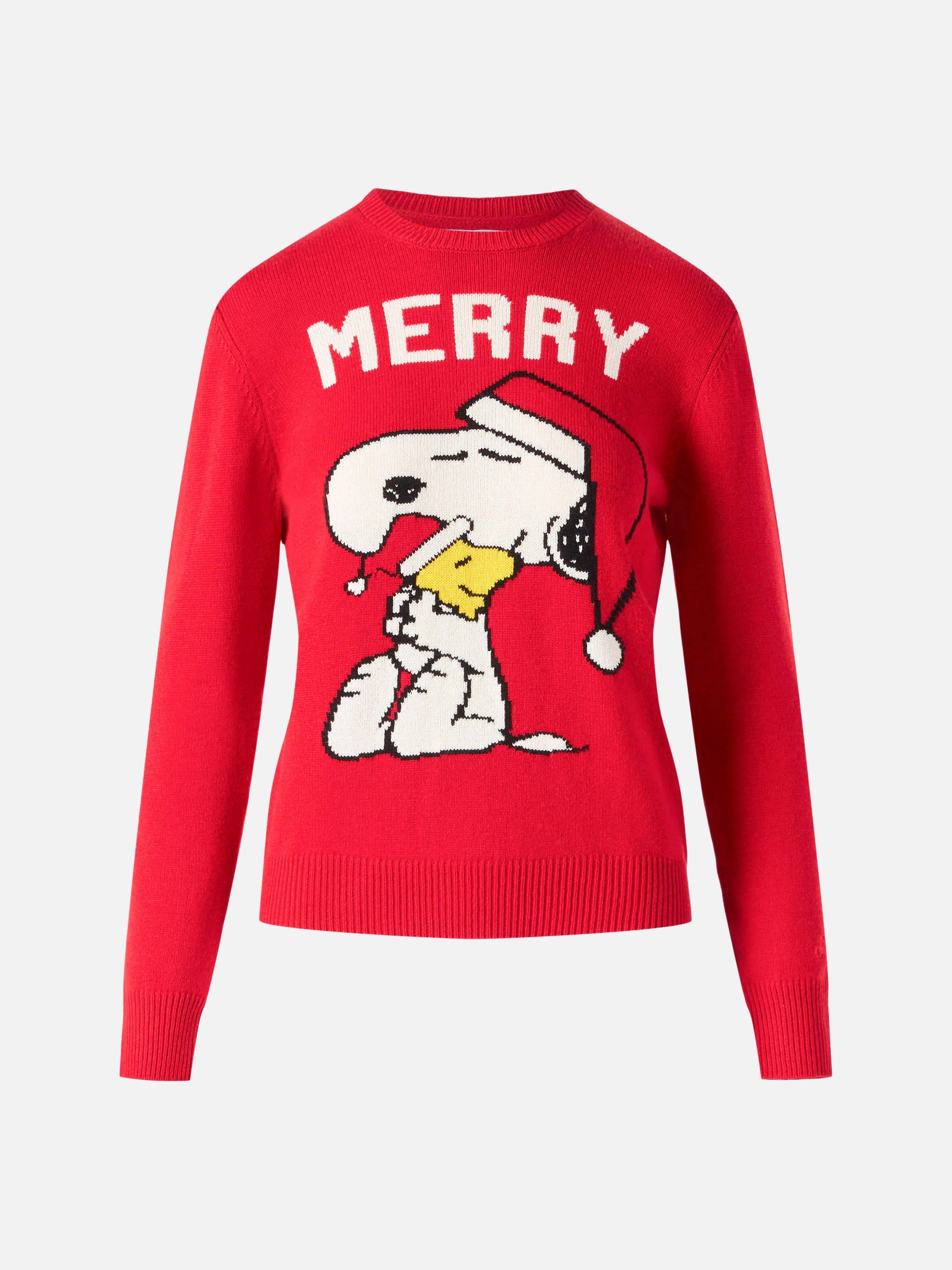 mc2-saint-barth-new-queen-maglione-donna-snoopy-rosso-special-edition image 4