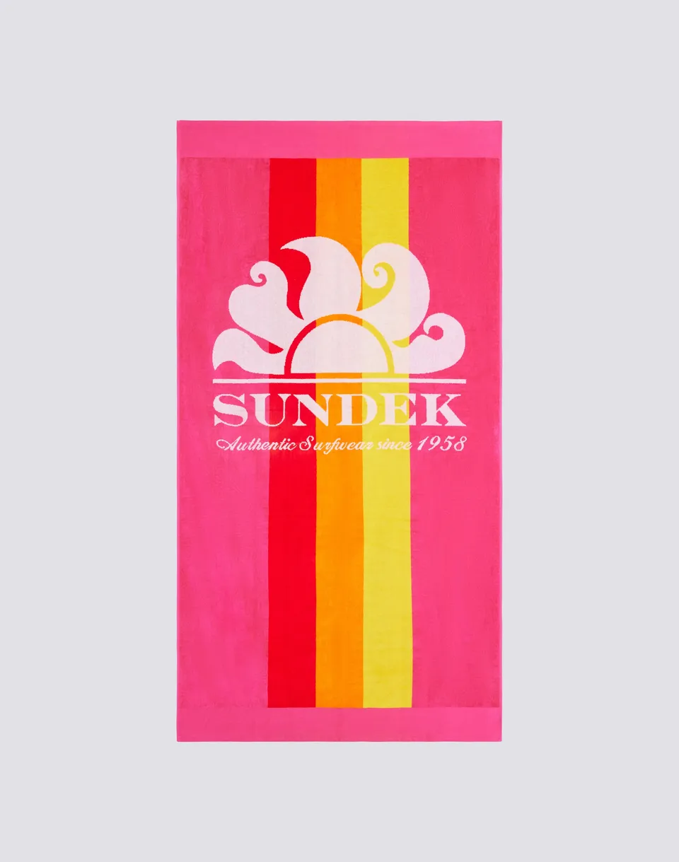 sundek-telo-mare-jacquard-arcobaleno-100x180-cm-440-gr image 1