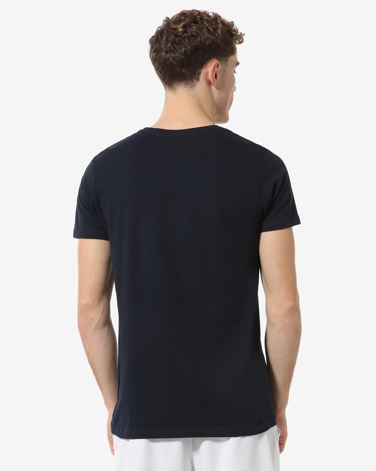 australian-court-t-shirt-tennis-cotone-blu-navy image 3
