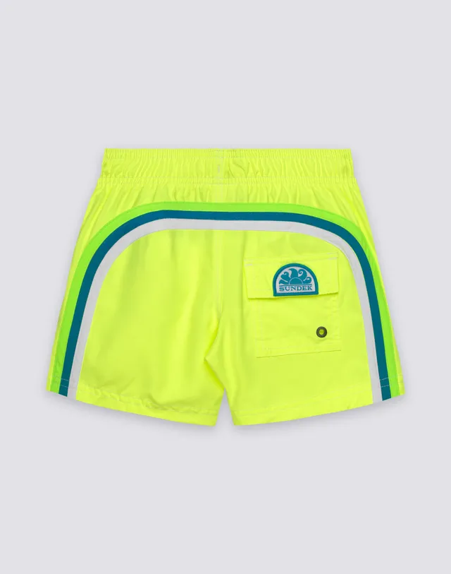 sundek-costume-bambino-a-pantaloncino-corto-vita-elasticata-rainbow-repreve image 1