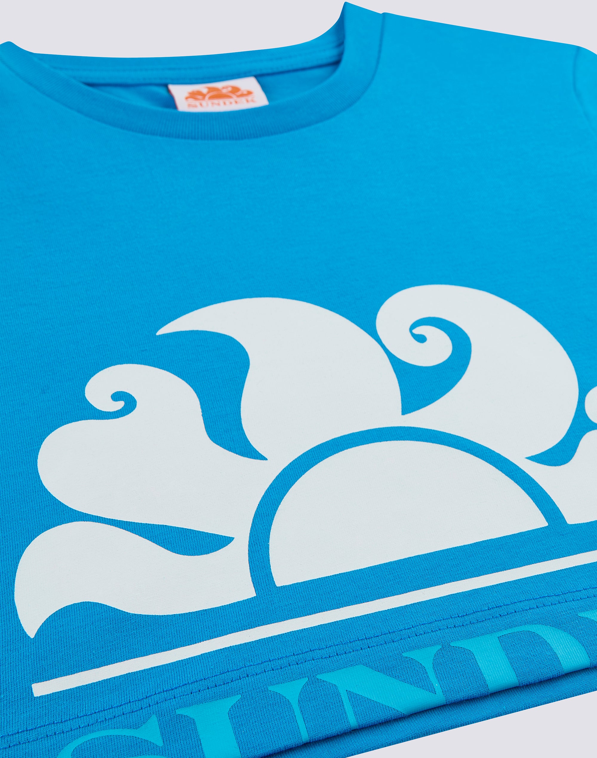 sundek-t-shirt-bambina-crop-goldenwave image 3