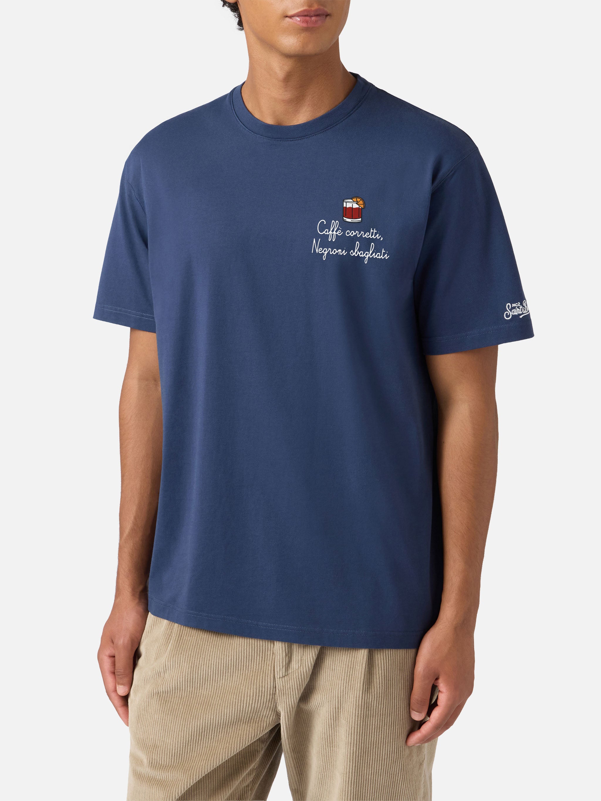 mc2-saint-barth-arnott-t-shirt-cotone-blu-con-ricamo-caff-corretti-negroni-sbagl image 2