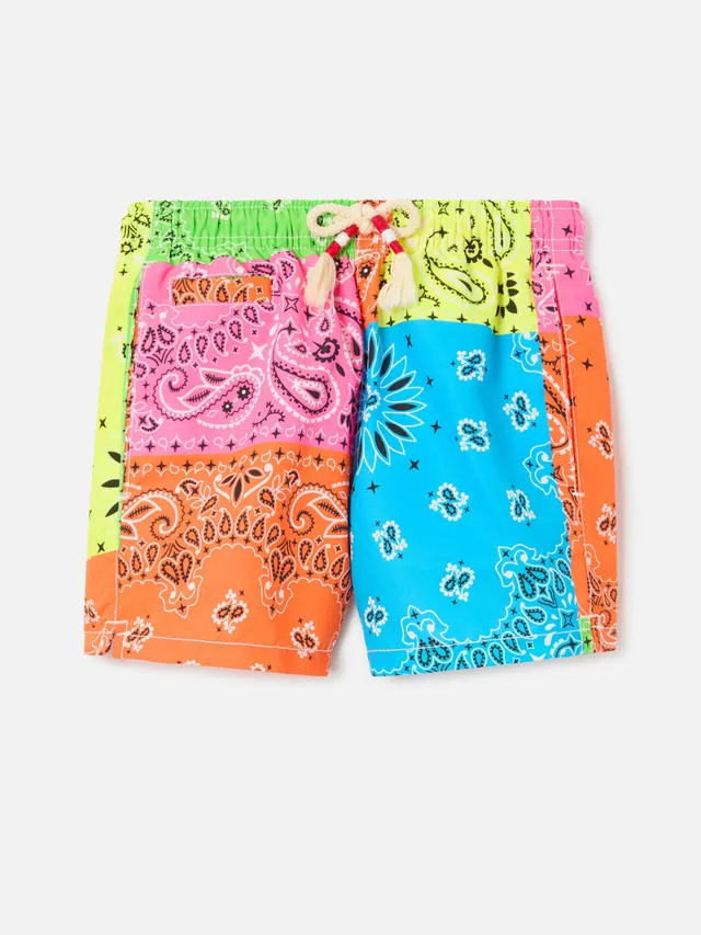mc2-saint-barth-costume-da-bagno-bambino-stampa-bandana-multicolore-fluo image 1