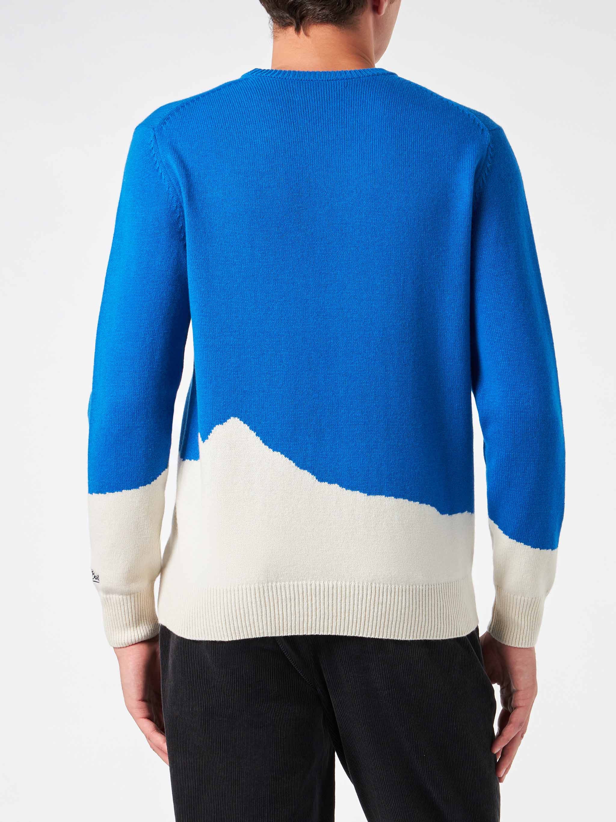 mc2-saint-barth-maglione-girocollo-heron-jacquard-courmayeur-blu-uomo image 3