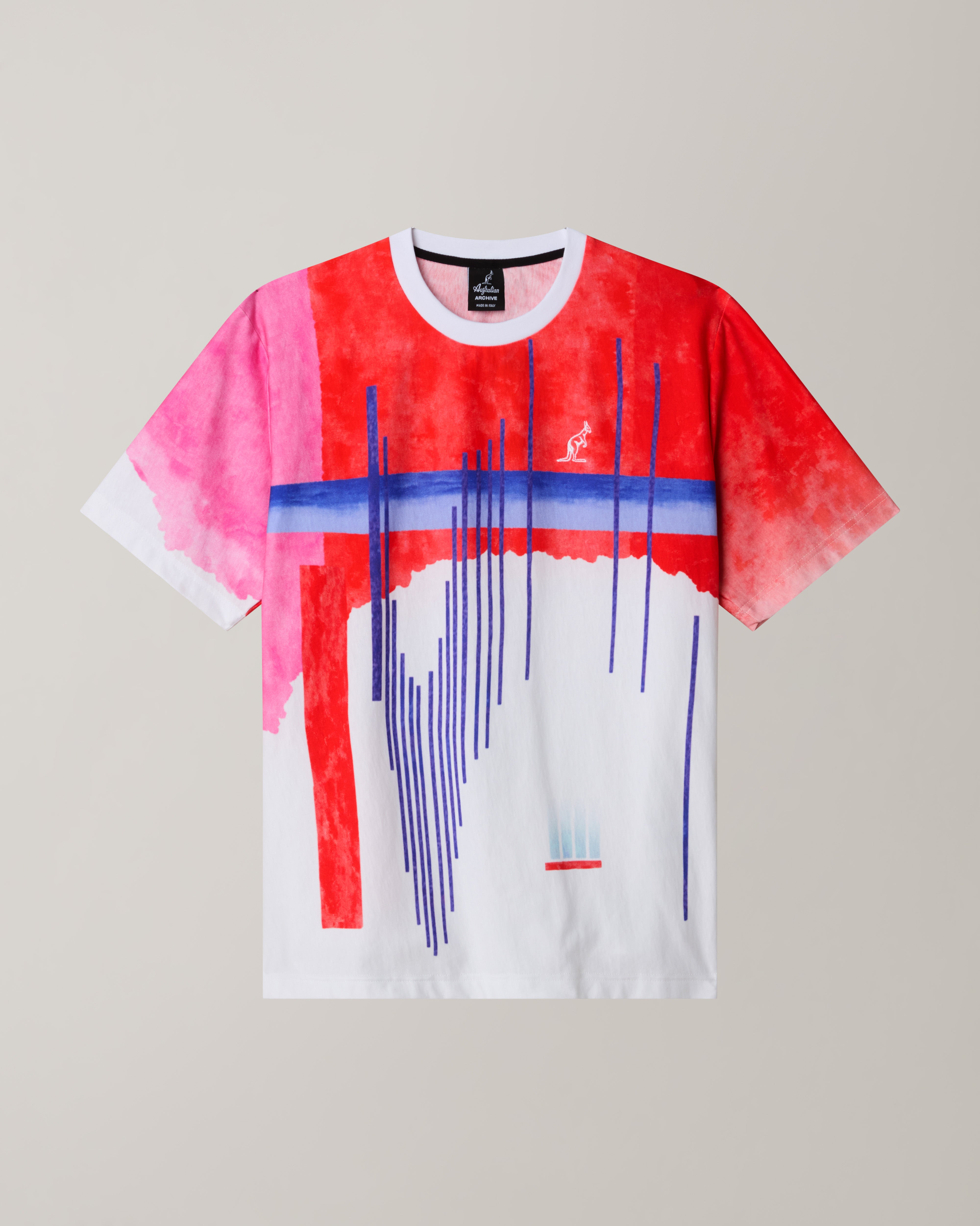 australian-goran-pink-printed-t-shirt-t-shirt-cotone-logo-ricamato image 5