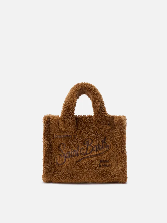 mc2-saint-barth-vanity-mini-teddy-borsa-sherpa-marrone-19x18x9-cm image 1