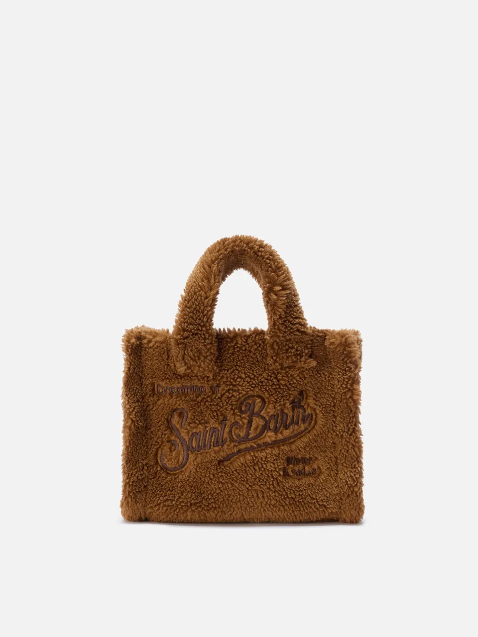 mc2-saint-barth-vanity-mini-teddy-borsa-sherpa-marrone-19x18x9-cm image 1