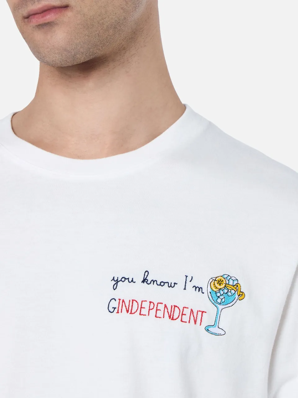 mc2-saint-barth-arnott-t-shirt-da-uomo-in-cotone-pesante-bianca-con-ricamo-you-k image 1