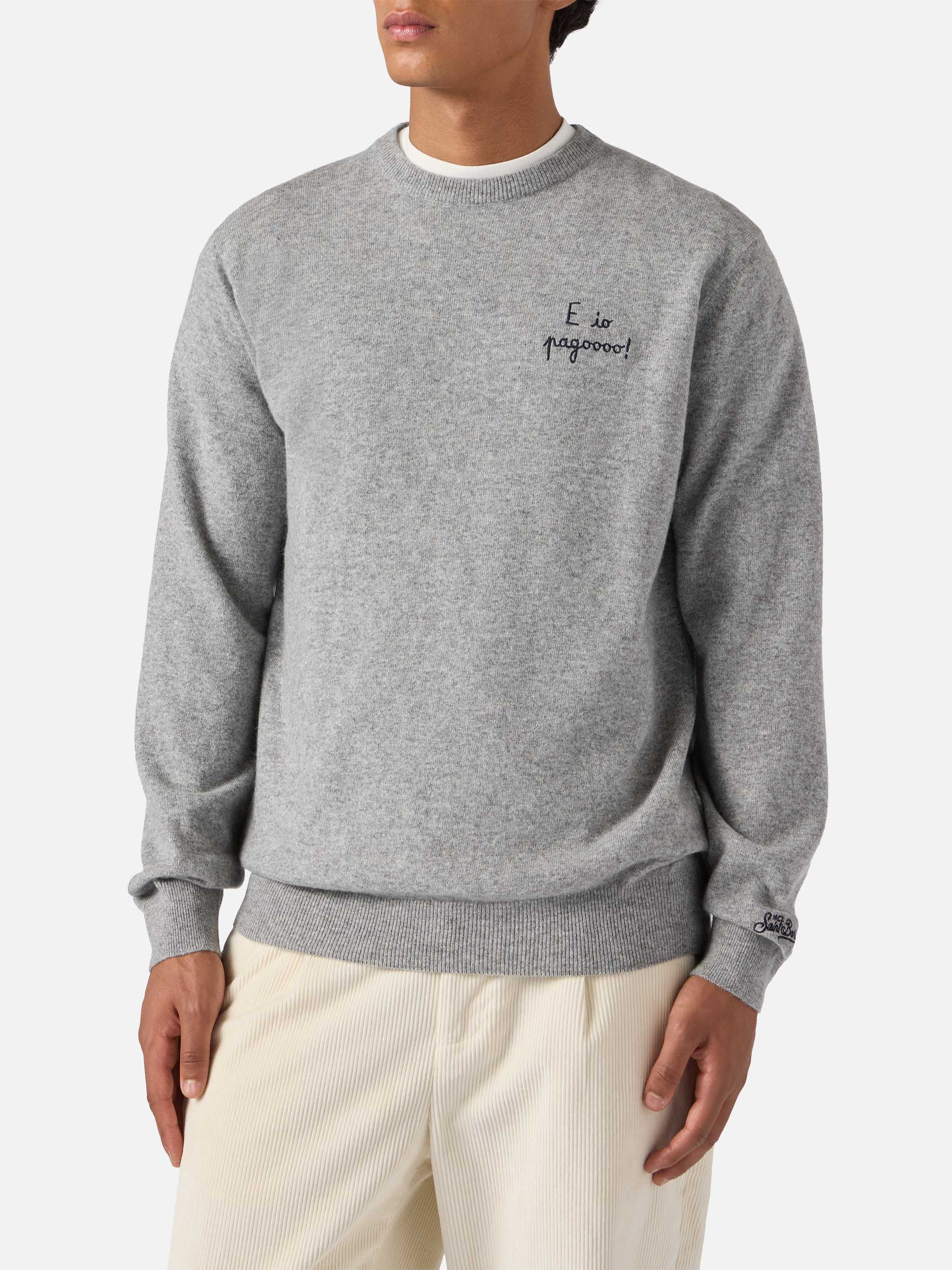 mc2-saint-barth-heron-light-maglione-girocollo-grigio-melange-e-io-pagooo-yuppie image 2
