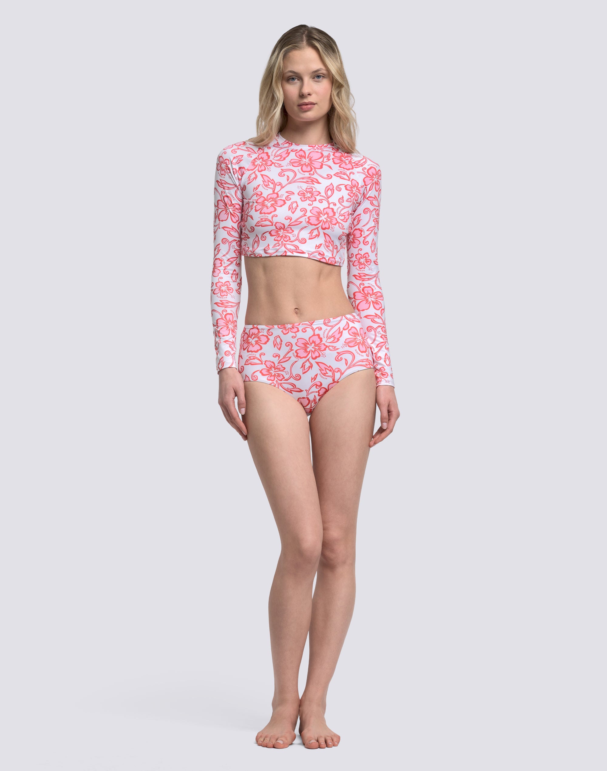 sundek-ipanema-slip-bikini-culotte-vita-alta-stampa-sk23 image 2