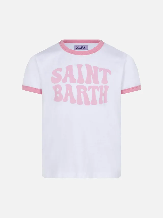 mc2-saint-barth-t-shirt-bambina-cotone-stampa-groovy image 1