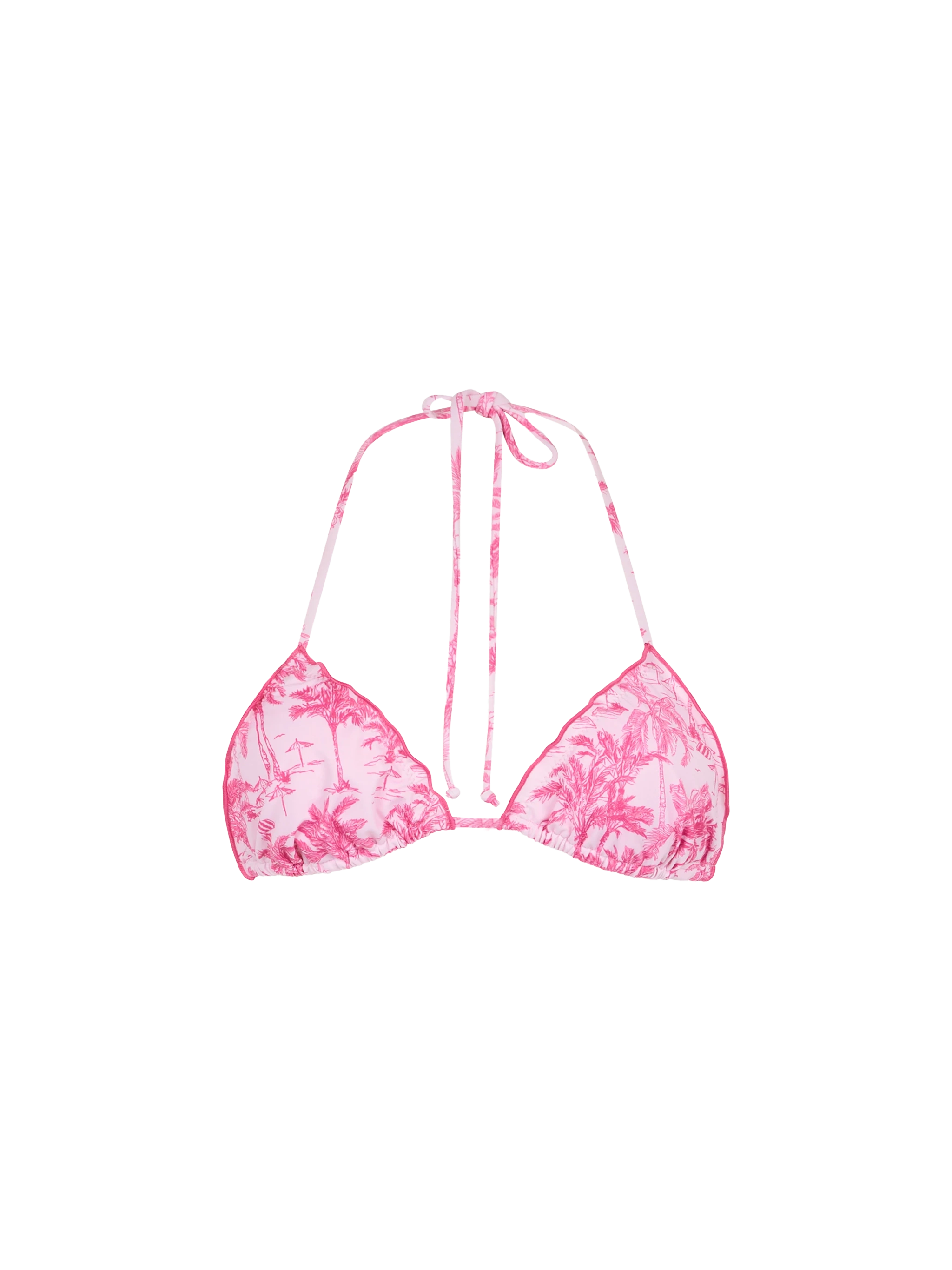 mc2-saint-barth-sagittarius-top-bikini-triangolo-toile-de-jouy-rosa image 1