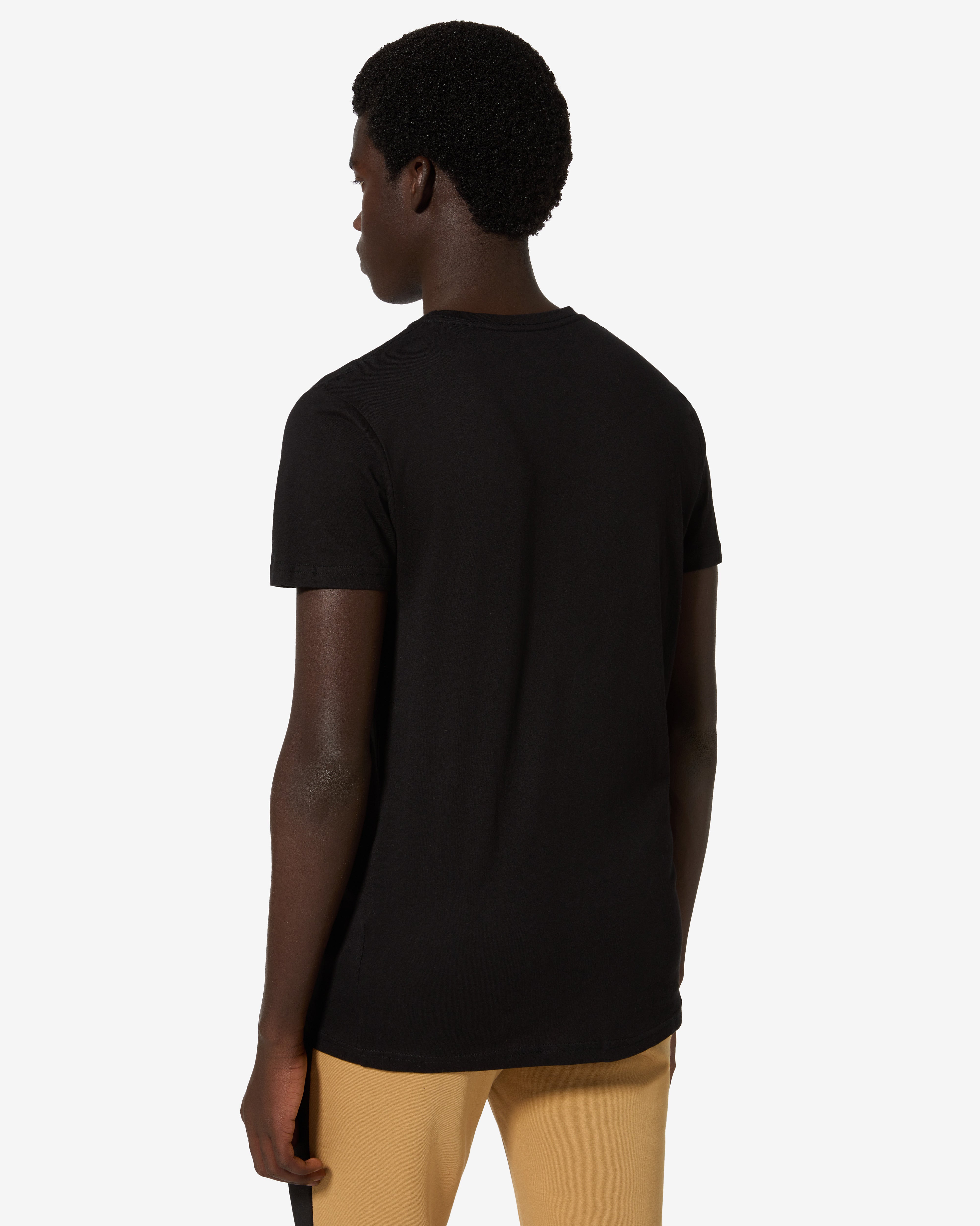 australian-basic-t-shirt-sportswear-in-cotone-nera image 3