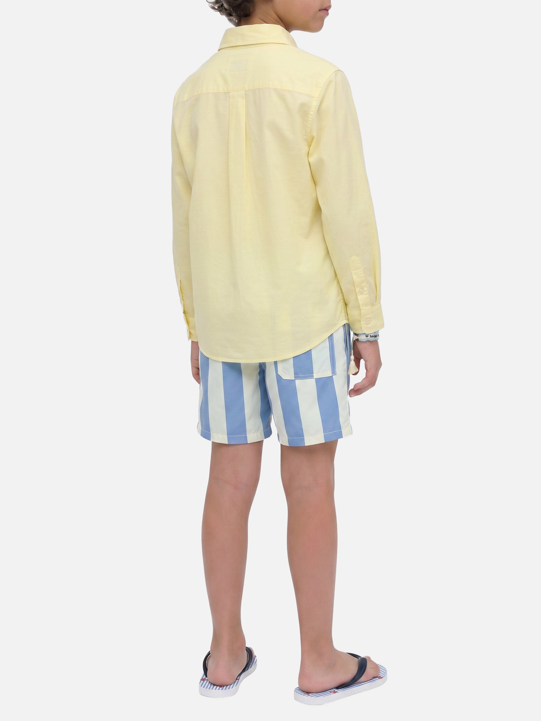 mc2-saint-barth-chemise-jr-camicia-bambino-cotone-voile-giallo-burro image 5