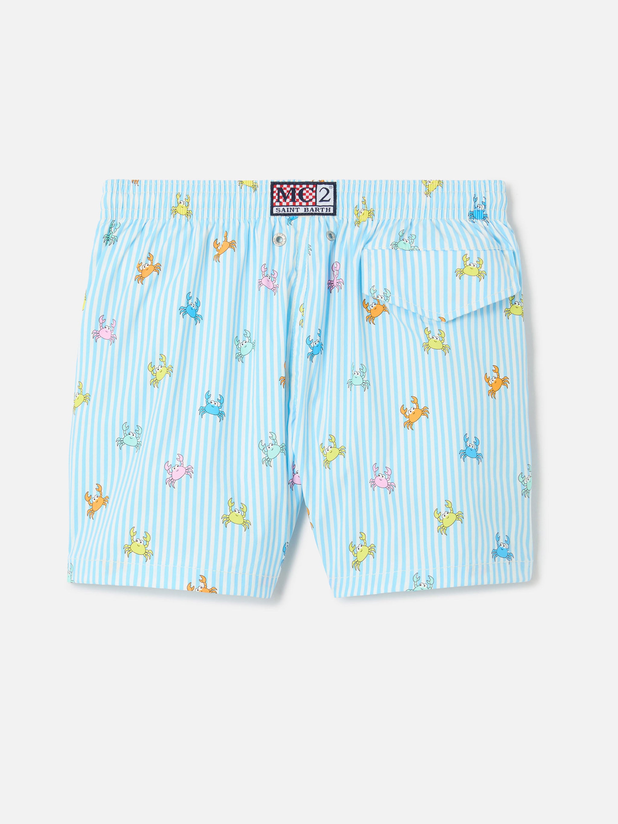 mc2-saint-barth-costume-jean-lighting-stretch-bambino-a-righe-con-stampa-granchi image 2