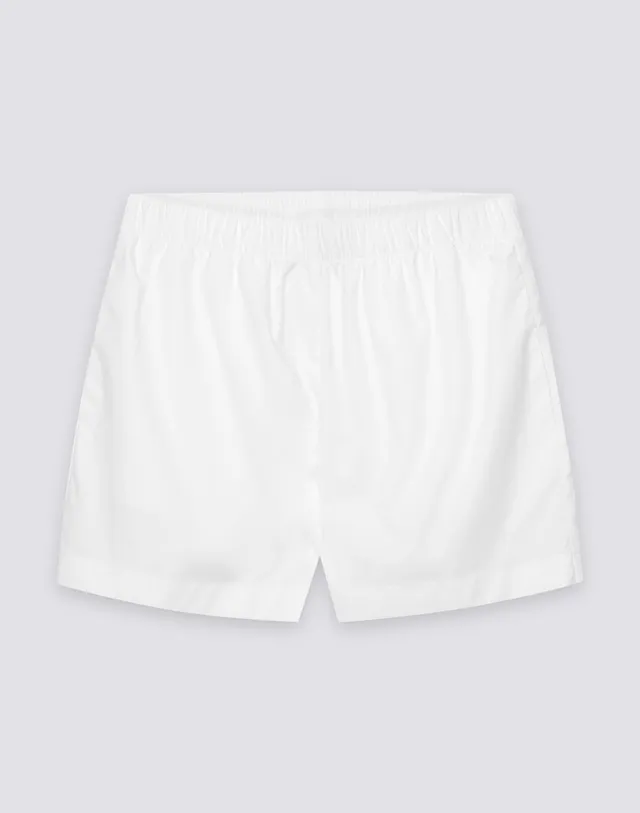 sundek-shorts-donna-a-vita-elasticata-in-popeline-di-cotone-goldenwave image 1