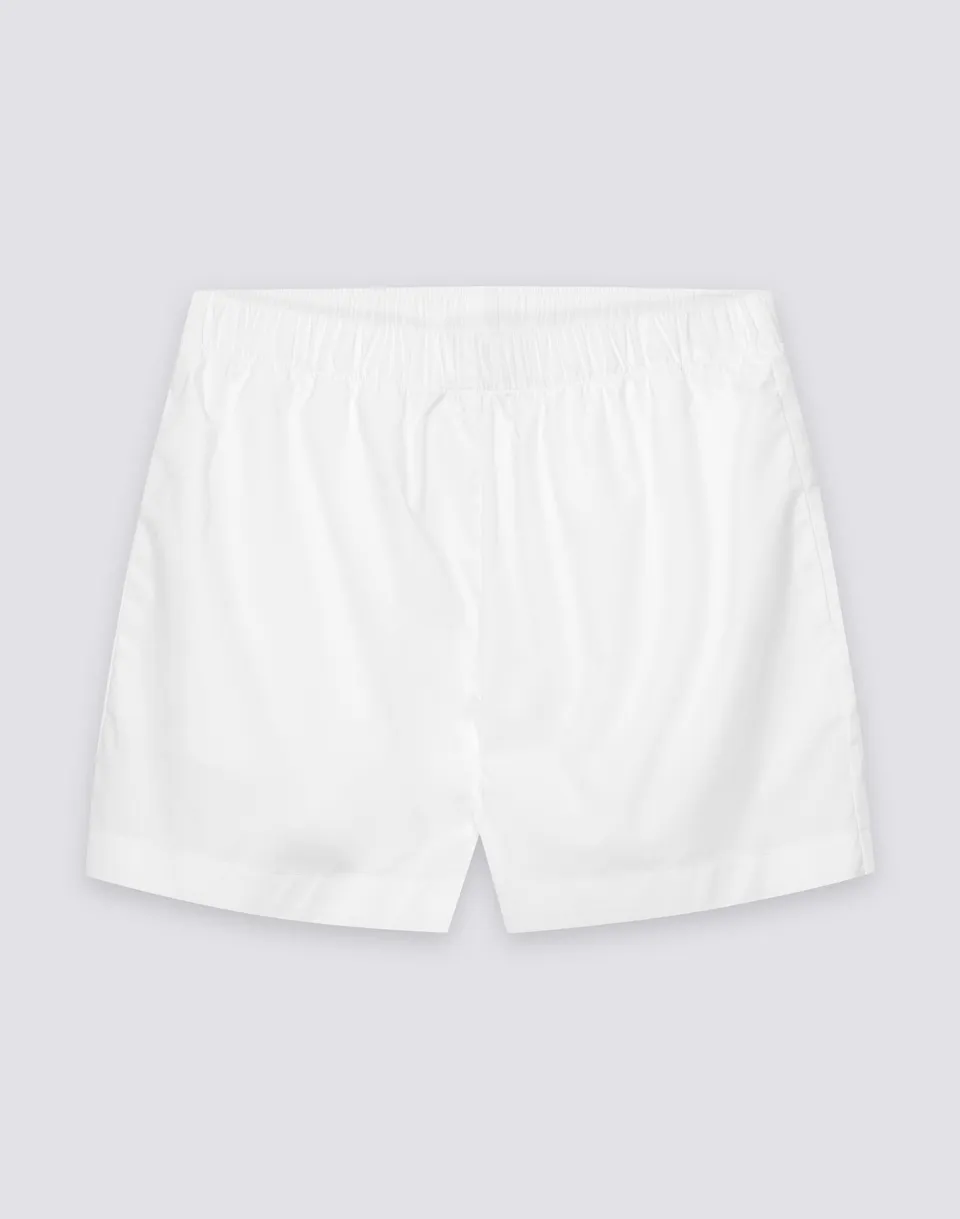 sundek-shorts-donna-a-vita-elasticata-in-popeline-di-cotone-goldenwave image 1