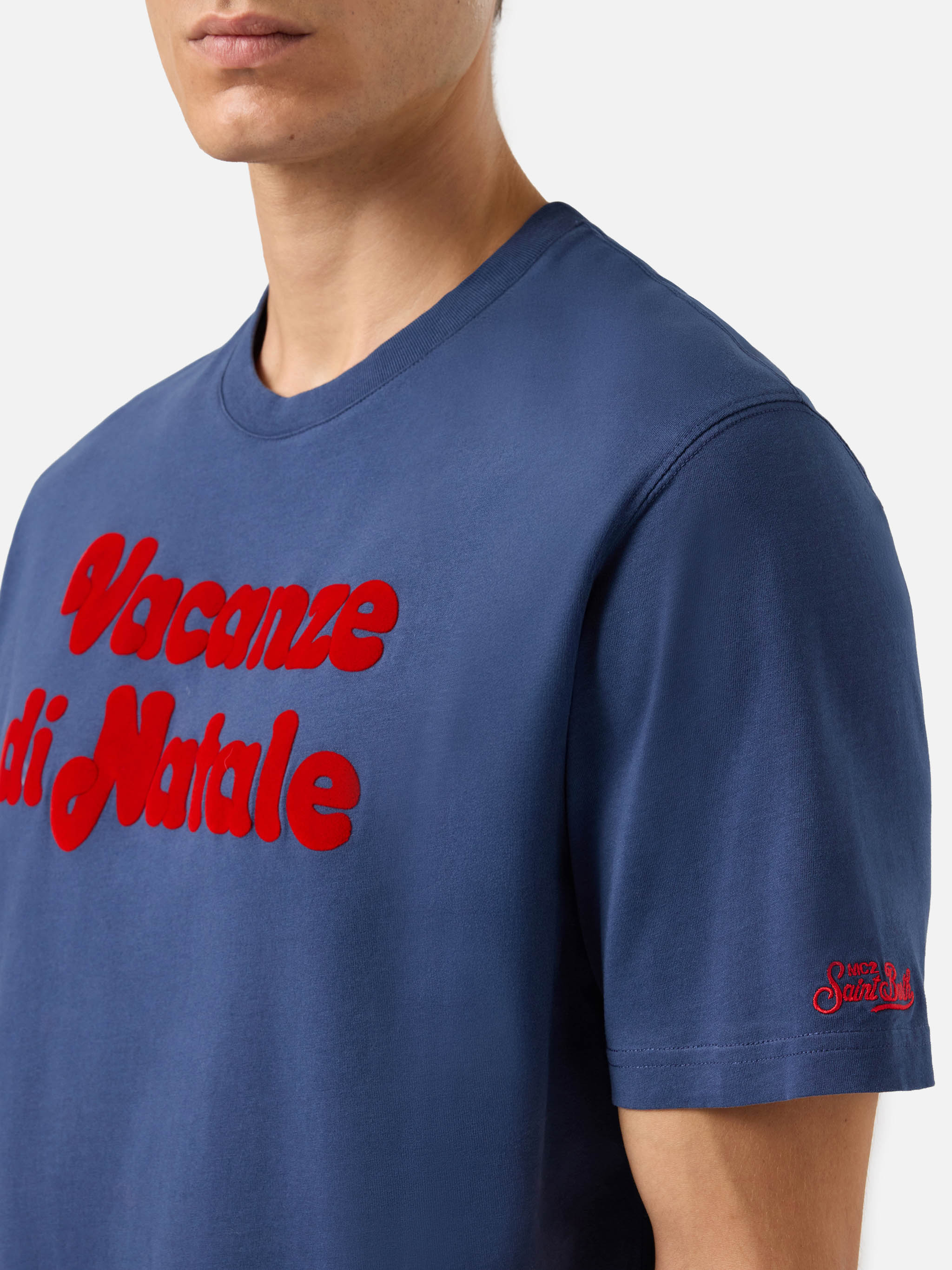 mc2-saint-barth-arnott-t-shirt-uomo-blu-navy-in-cotone-con-stampa-vacanze-di-nat image 3