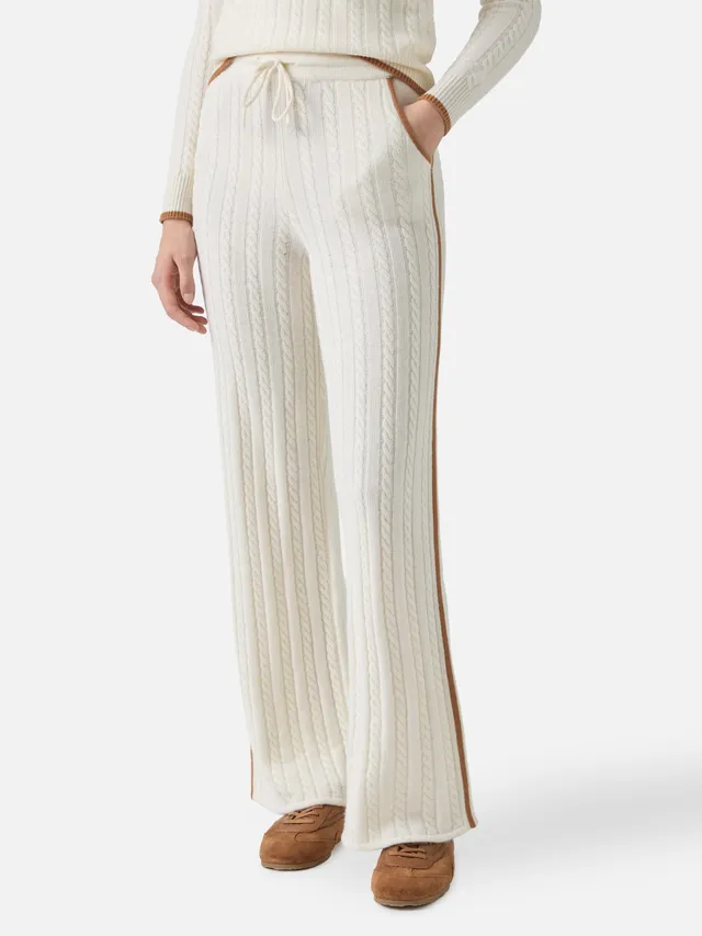 mc2-saint-barth-dinard-din0001-pantaloni-palazzo-donna-in-maglia-a-trecce-lana-b image 1
