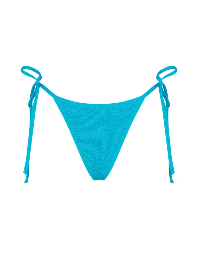 mc2-saint-barth-norah-string-slip-mare-donna-cheeky-crinkle-turchese image 1