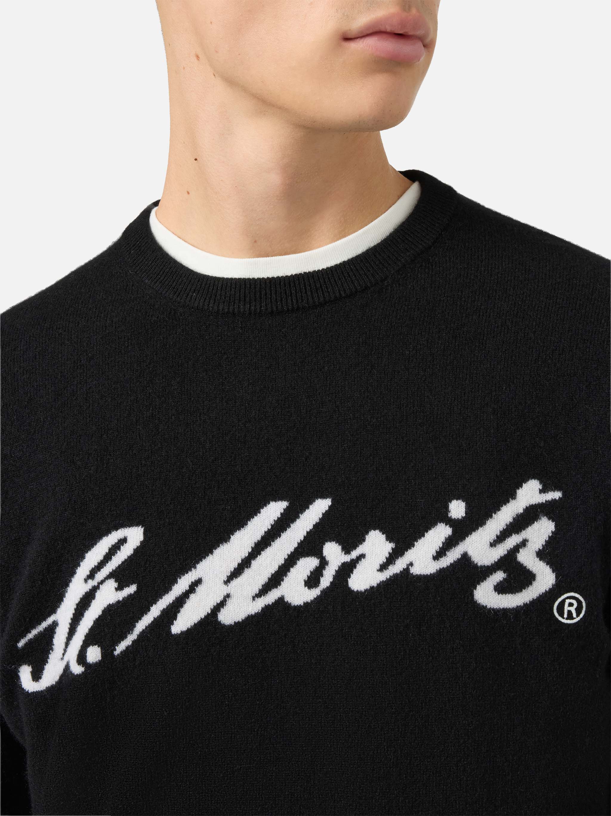 mc2-saint-barth-heron-light-maglione-uomo-100-cashmere-nero-st-moritz image 2