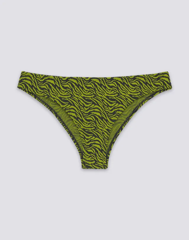 sundek-vega-slip-bikini-culotte-in-lycra-jacquard-con-fantasia-zebrata image 1