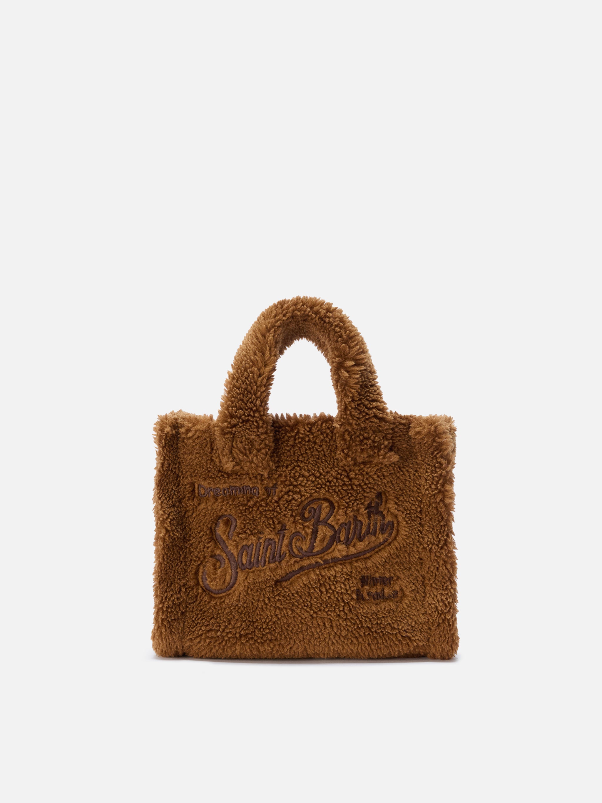 mc2-saint-barth-vanity-mini-teddy-borsa-sherpa-marrone-19x18x9-cm image 1