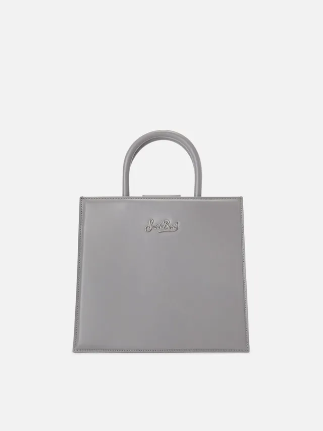 mc2-saint-barth-borsa-shop-bag-midi-in-pelle-grigia image 1