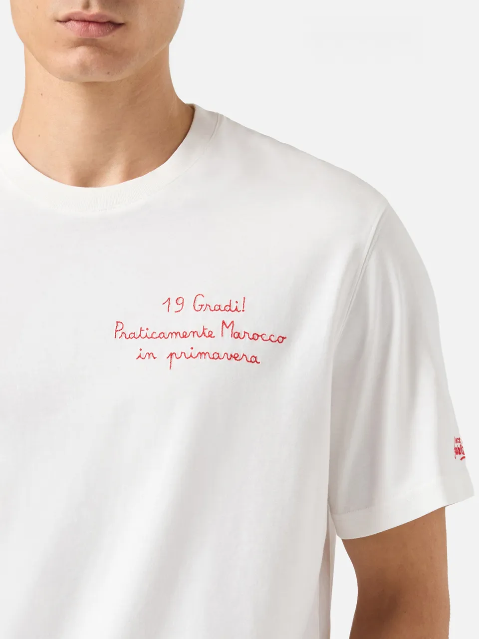 mc2-saint-barth-arnott-t-shirt-uomo-cotone-bianco-yuppies-edizione-speciale image 1