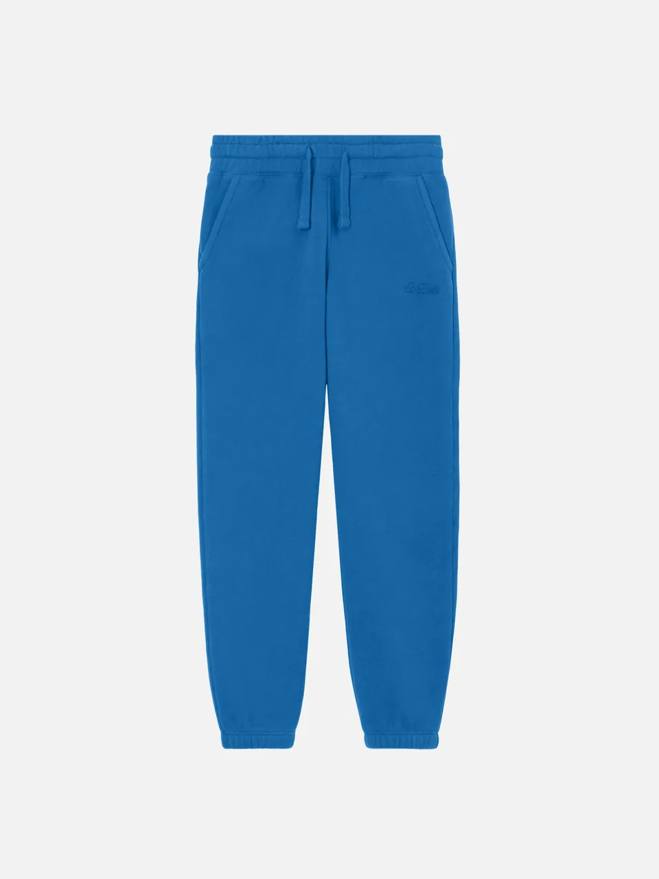 mc2-saint-barth-bolt-jr-pantaloni-tuta-bambino-felpa-bluette image 1