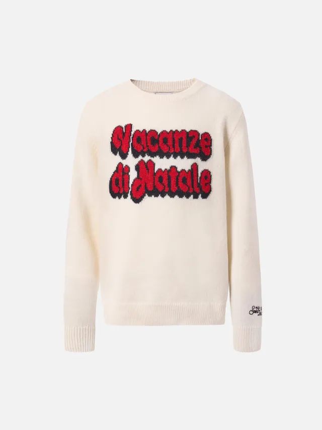 mc2-saint-barth-maglione-douglas-bambino-vacanze-di-natale-jacquard-bianco image 1