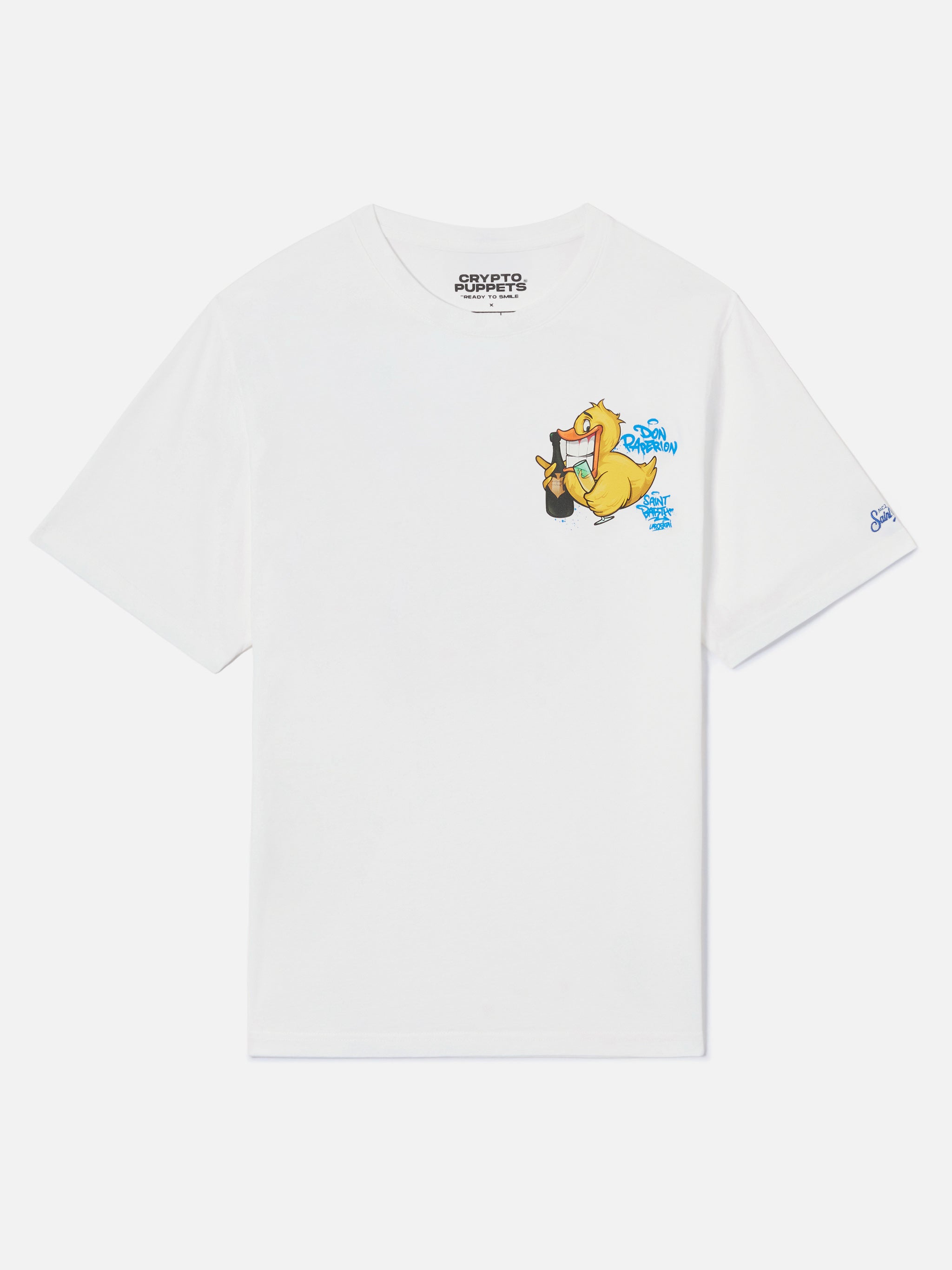 mc2-saint-barth-cryptopuppets-don-paperion-t-shirt-uomo-bianca-special-edition image 5