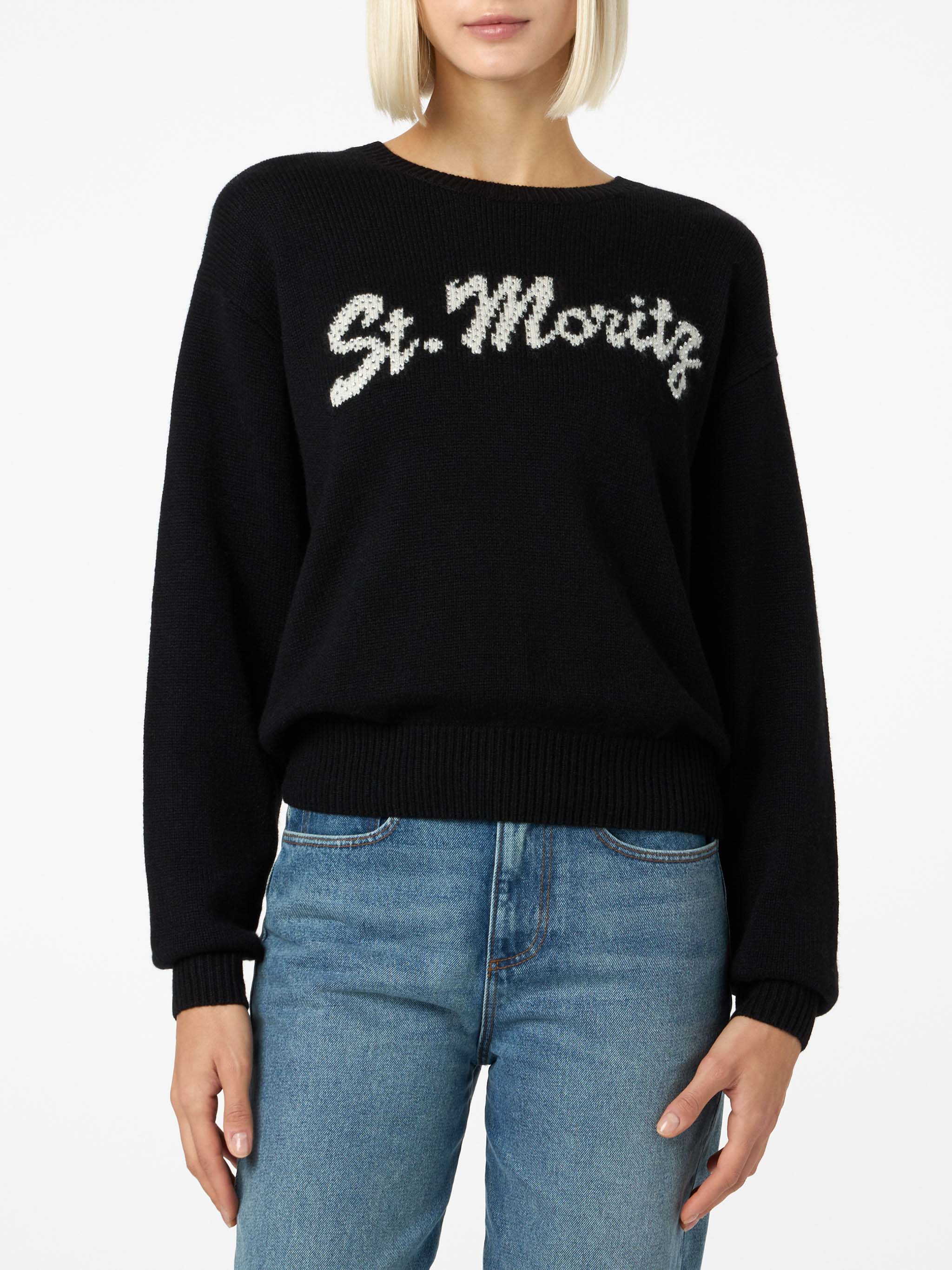 mc2-saint-barth-louise-maglia-special-edition-st-moritz-nera-con-strass image 1
