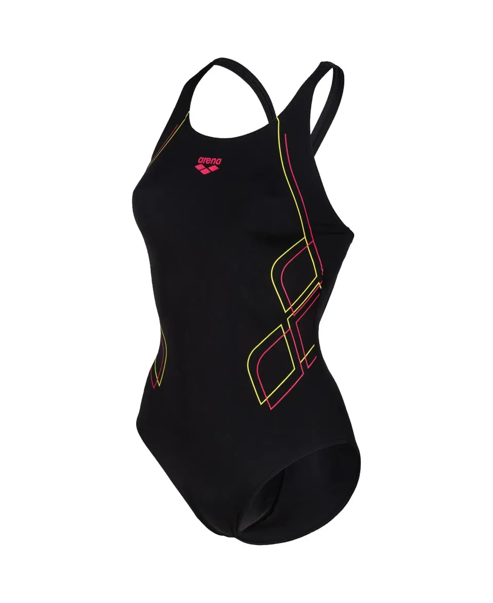 arena-graphic-v-back-costume-intero-sportivo-donna image 1
