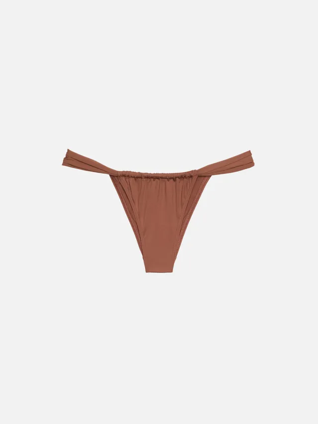 mc2-saint-barth-norah-slip-mare-donna-cheeky-raschel-chevron-marrone image 1