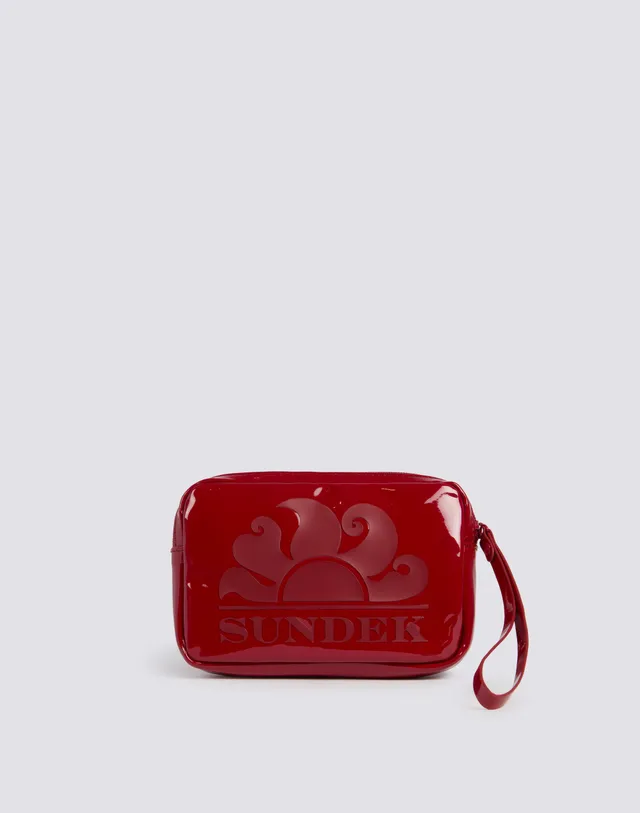 sundek-boston-pochette-shiny-travel-pouch-con-zip-e-passamano-donna image 1