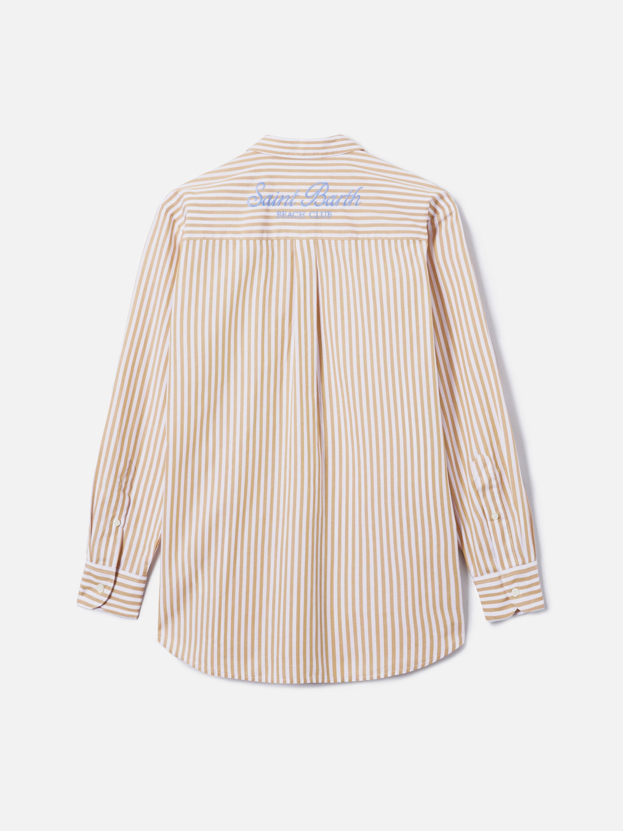 mc2-saint-barth-camicia-brigitte-donna-in-cotone-a-righe-beige image 7