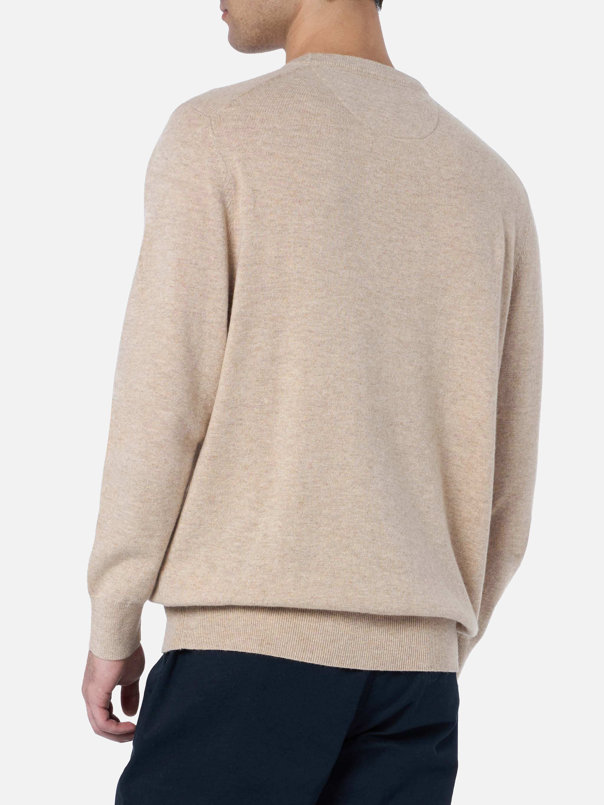 mc2-saint-barth-maglione-regent-uomo-girocollo-misto-cashmere-beige image 2