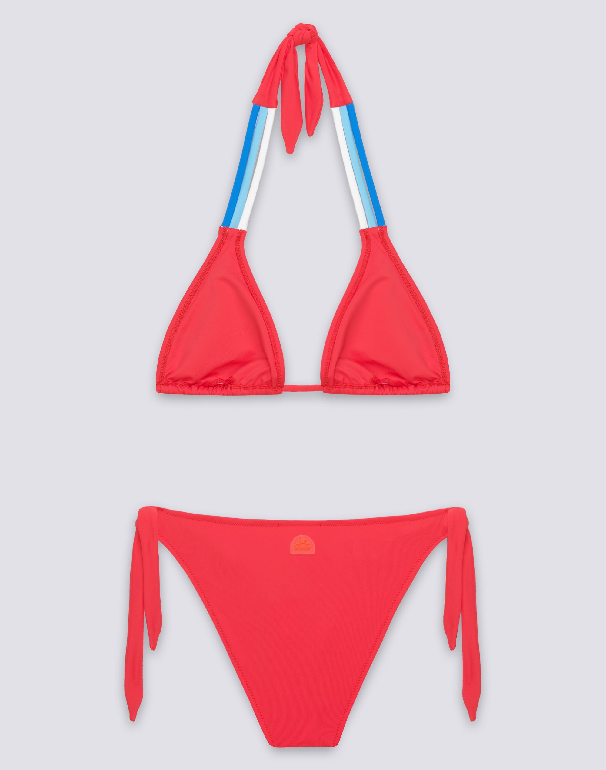 sundek-american-bikini-triangolo-ampio-imbottito-e-slip-regolabile-tricolore image 2