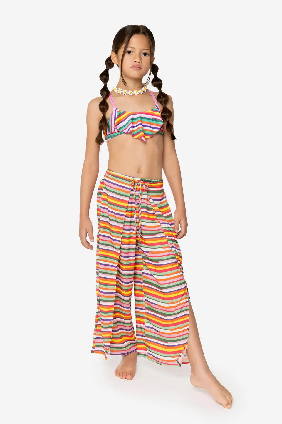 4giveness-pantalone-palazzo-girl-stripes-latino-kids image 1