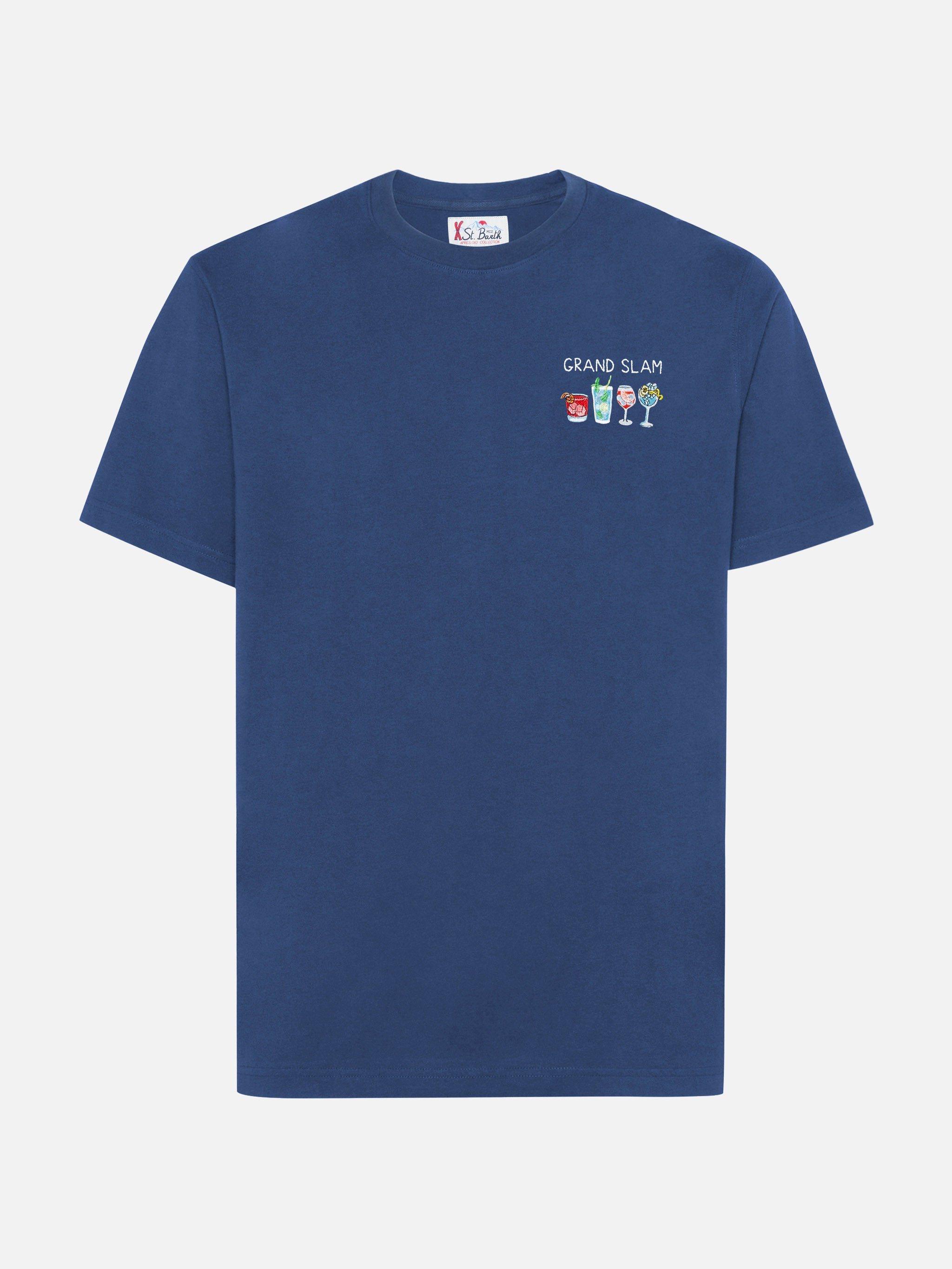 mc2-saint-barth-arnott-t-shirt-uomo-blu-navy-cotone-organico-grand-slam image 4