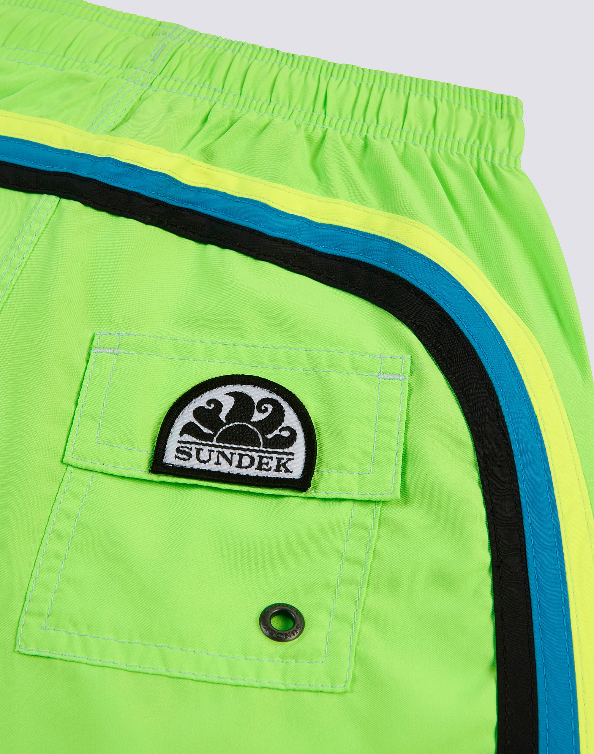 sundek-costume-bambino-corto-vita-elasticata-fluo-in-poliestere-riciclato-reprev image 3