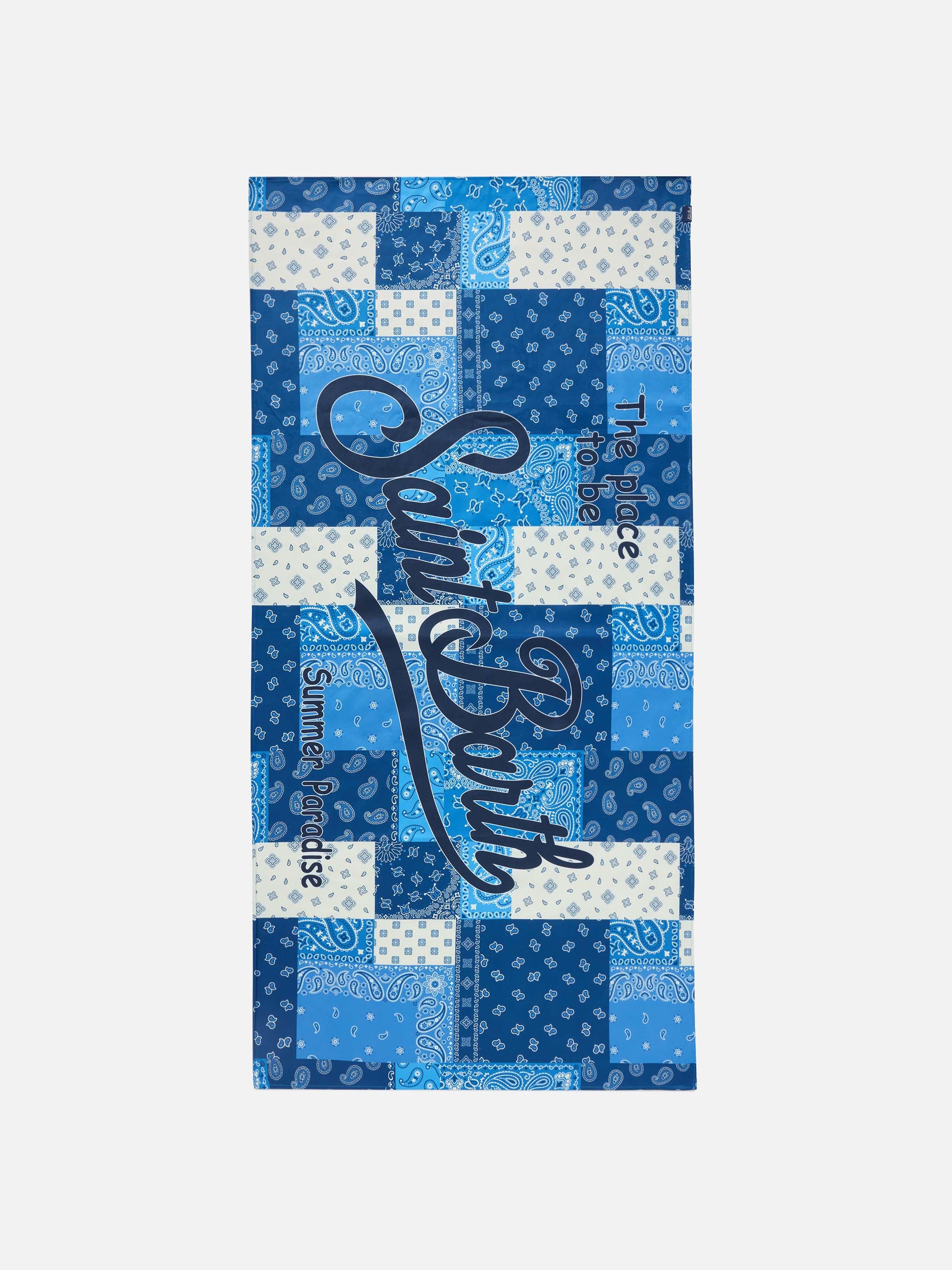 mc2-saint-barth-aidan-telo-mare-in-microfibra-blu-con-stampa-foulard image 1