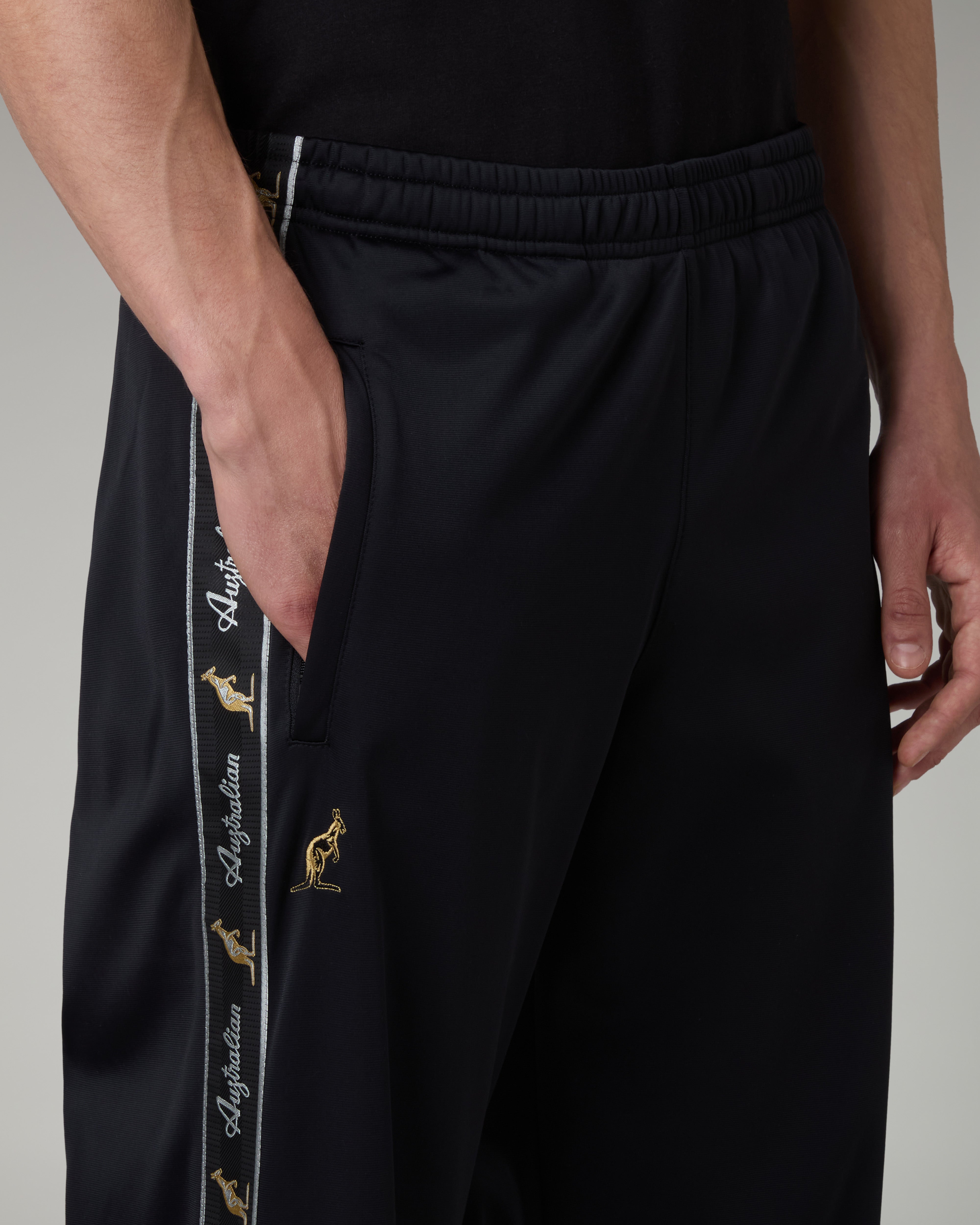 australian-acetate-track-pants-pantalone-tuta-nero-ss26 image 4