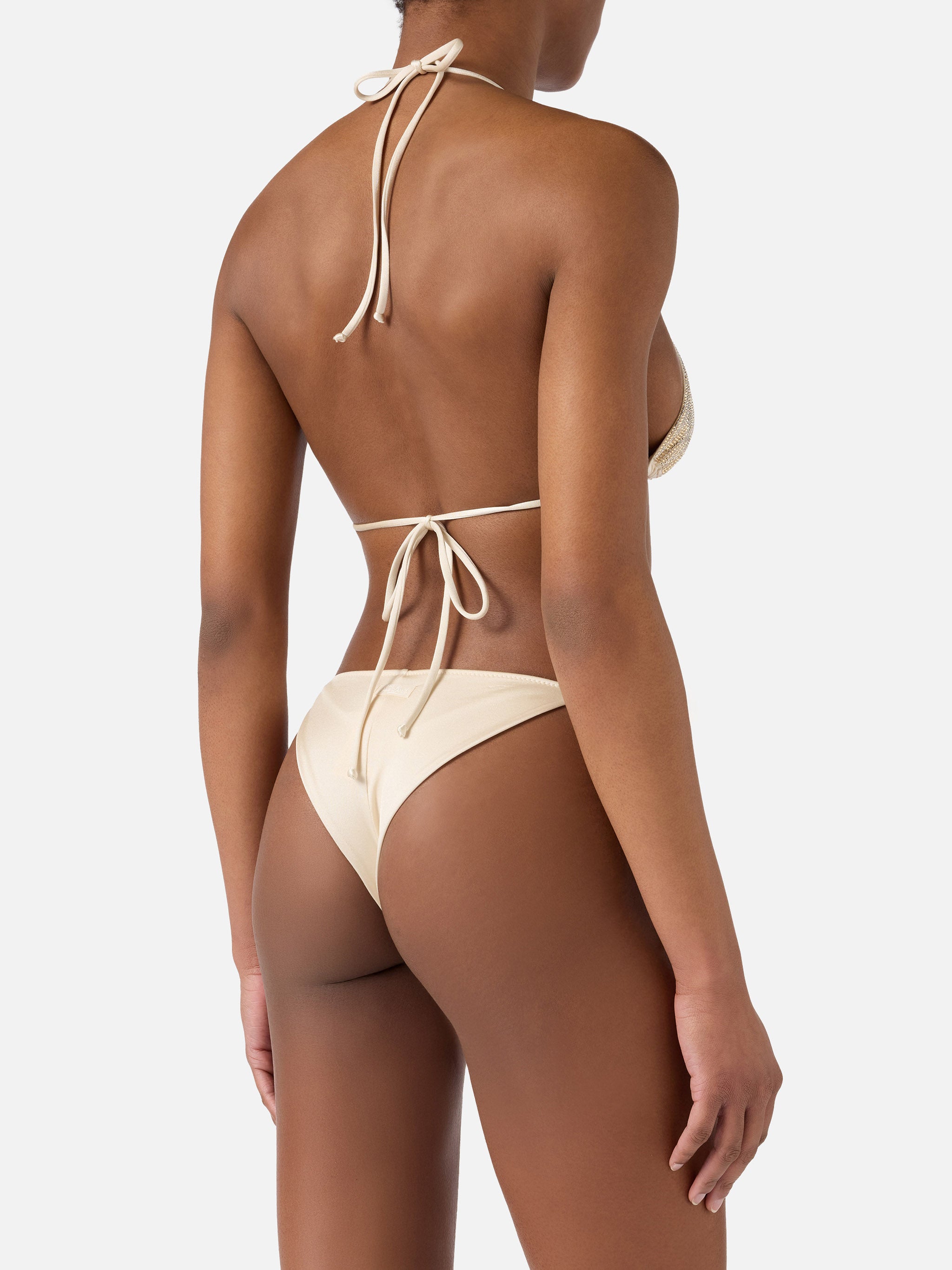 mc2-saint-barth-maleah-bikini-triangolo-donna-oro-glossy-con-strass-brasiliana image 5